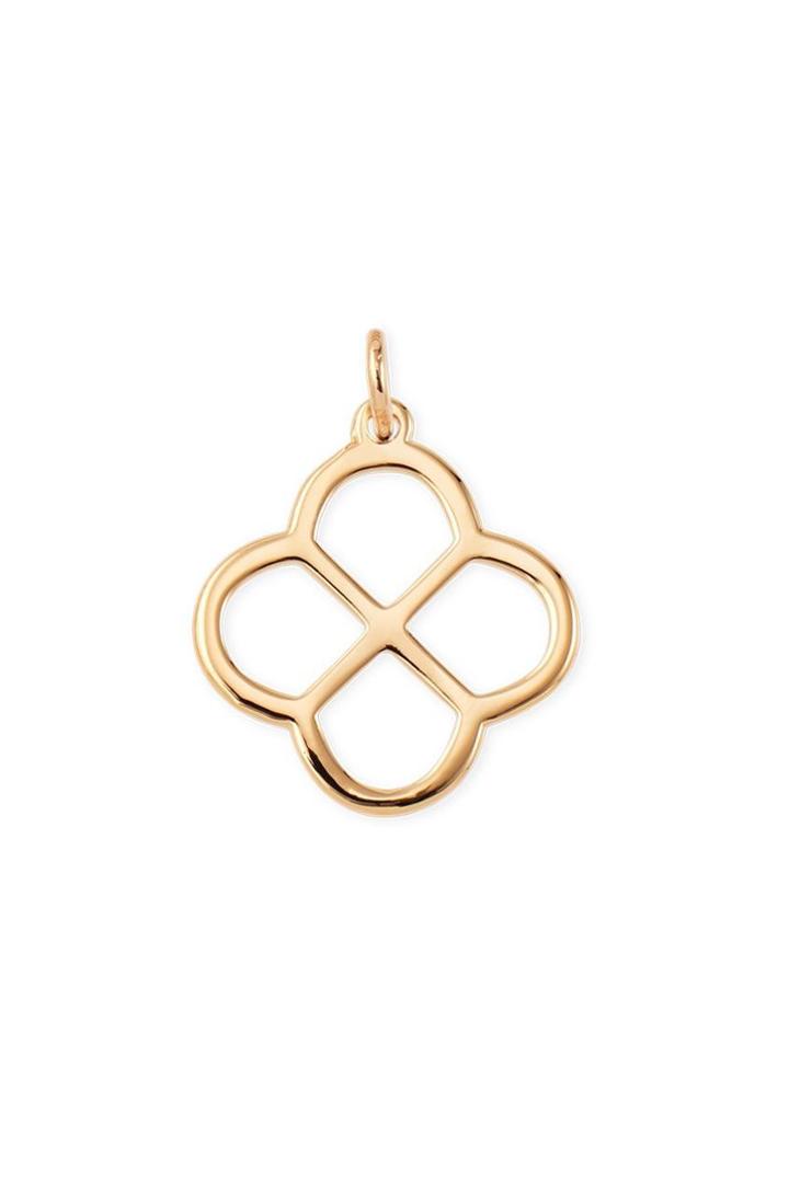 Stella & Dot Clover Alphabet Charm - Gold - X