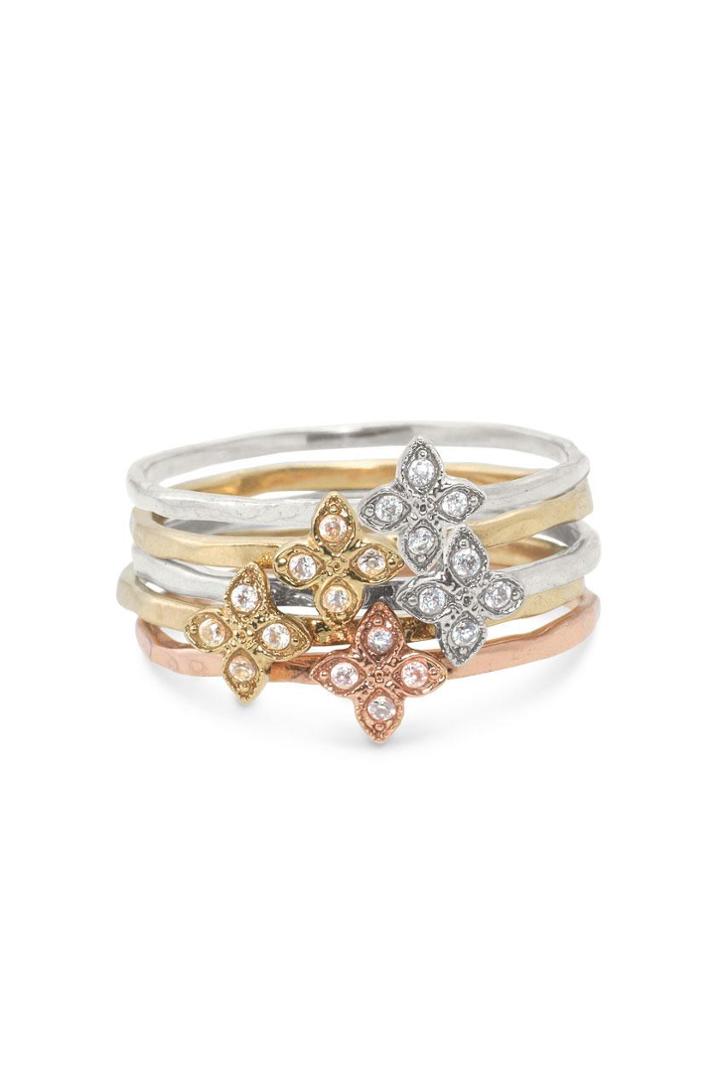 Stella & Dot Moraley Flower Stackable Bands