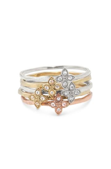 Stella & Dot Moraley Flower Stackable Bands