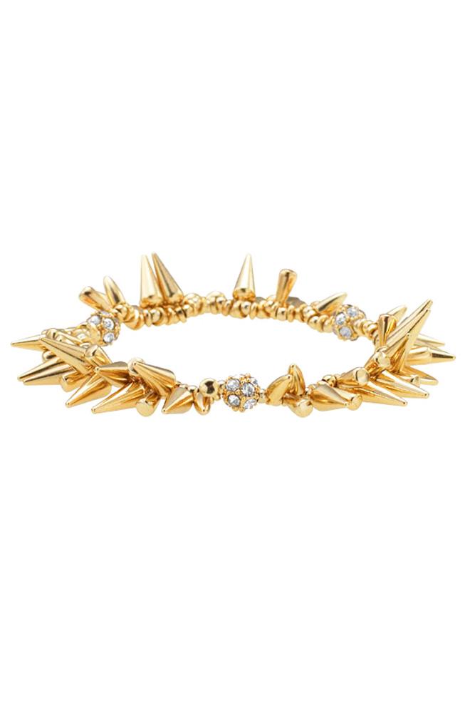 Stella & Dot Renegade Cluster Bracelet - Gold