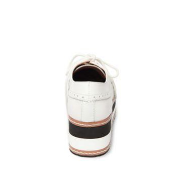 Greco White Leather