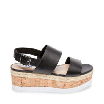 Hamptons Black Leather