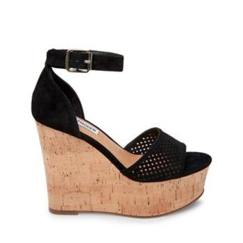 Heather Black Suede
