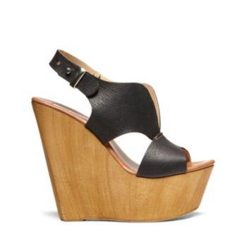 Plungee Black Leather