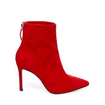 Carey Red Suede