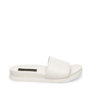 Saunders White Leather