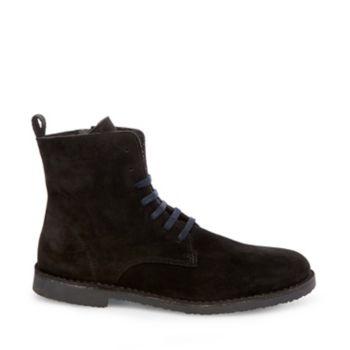 Woodruff Black Suede