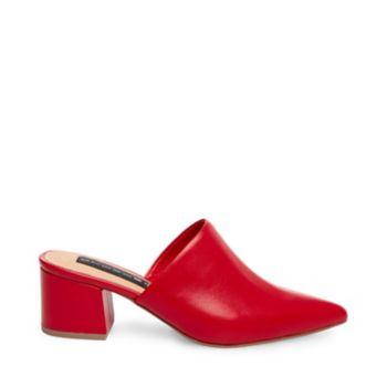 Simone Red Leather