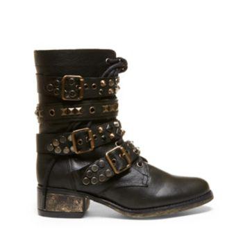 Lilianne Black Leather