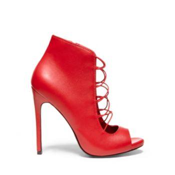 Glaring Red Leather