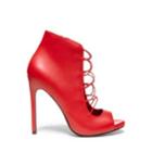 Glaring Red Leather