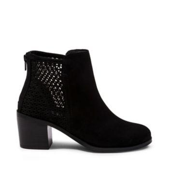 Melinda Black Suede