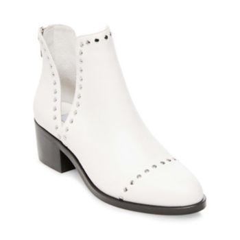 Conspire White Leather