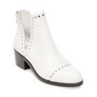 Conspire White Leather