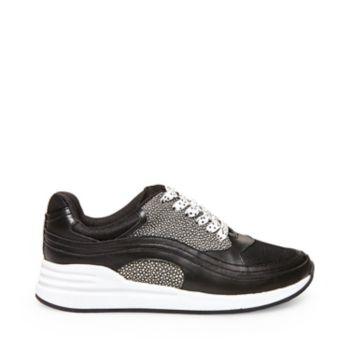 Kurved Black Leather