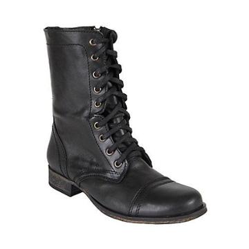 Troopa Black Leather