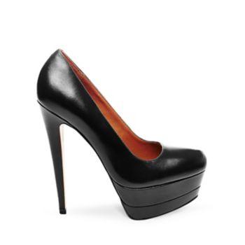 Doria Black Leather
