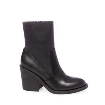 Syble Black Leather
