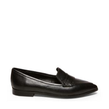 Emery Black Leather
