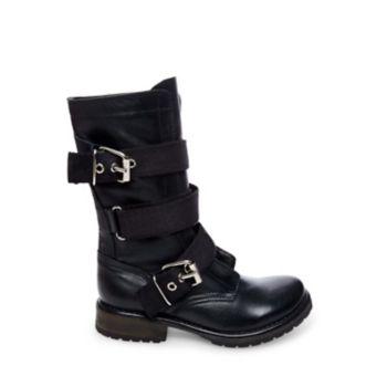 Burke Black Leather