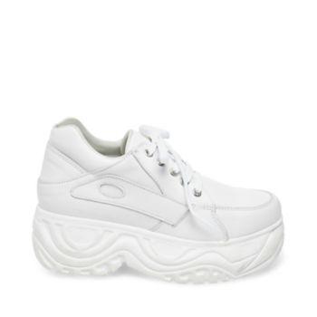 Quentin White Leather