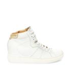 Trixy White Leather