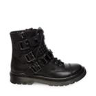 Macen Black Leather