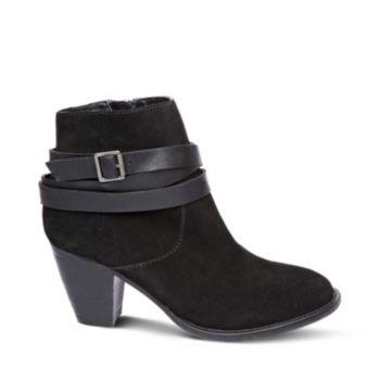 Morrgan Black Suede