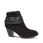 Morrgan Black Suede