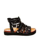 Bettee Black Leather