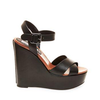Keviee Black Leather