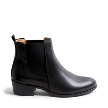 Dover Black Leather