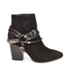 Maela Black Suede