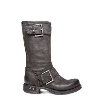 Smudge Black Leather