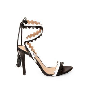 Purcee Black/white Lea