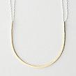Lila Rice Two-way Arc Necklace