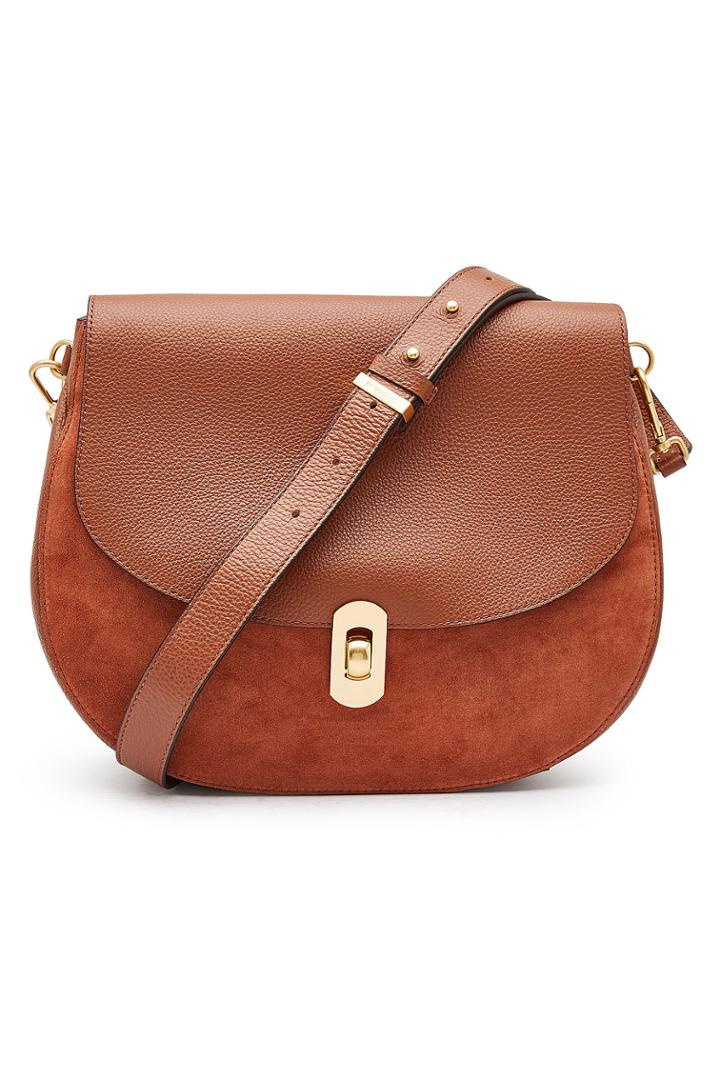 Coccinelle Coccinelle Zaniah Leather Shoulder Bag