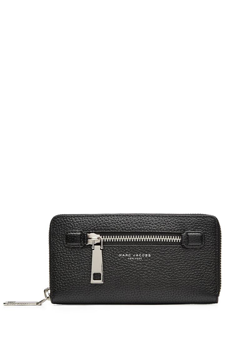 Marc Jacobs Marc Jacobs Gotham City Leather Wallet - Black
