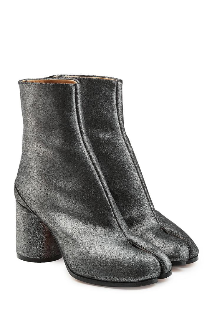 Maison Margiela Maison Margiela Black Leather Ankle Boots