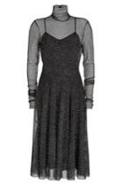 Philosophy Di Lorenzo Serafini Philosophy Di Lorenzo Serafini Midi Dress With Mesh
