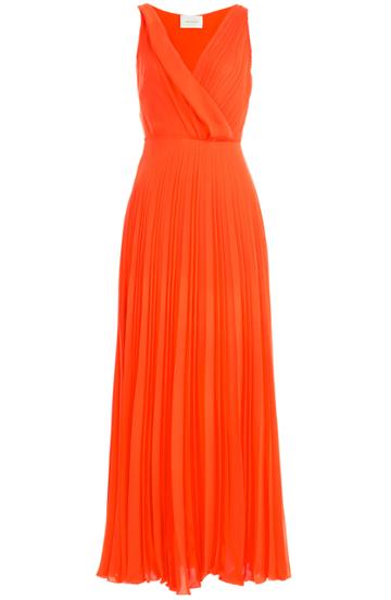 C Dric Charlier Pleated Maxi Skirt