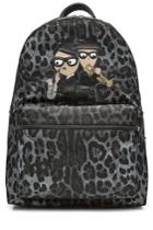Dolce & Gabbana Dolce & Gabbana Printed Backpack With Patches