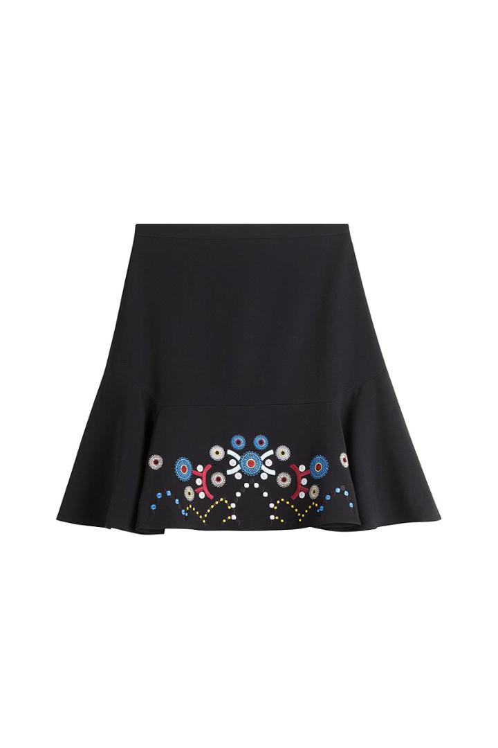 Peter Pilotto Peter Pilotto Flared Skirt With Embroidery