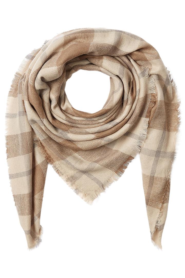 Woolrich Woolrich Printed Scarf - Beige