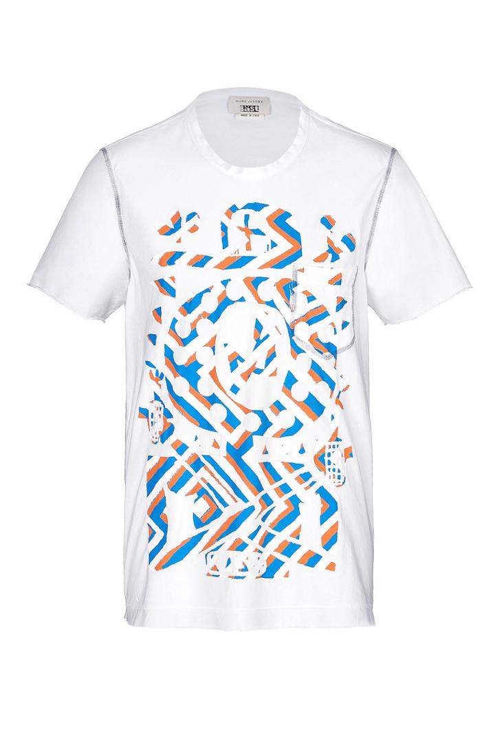 Marc Jacobs Marc Jacobs Cotton-silk T-shirt