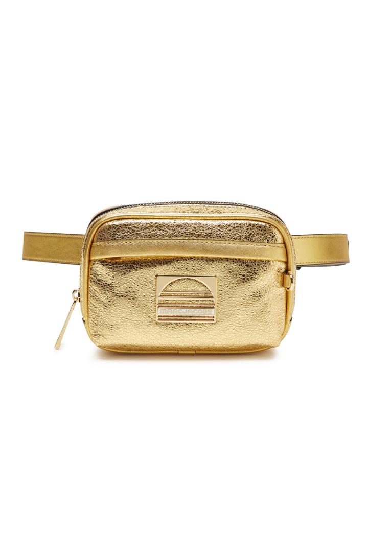 Marc Jacobs Marc Jacobs Sport Metallic Leather Belt Bag