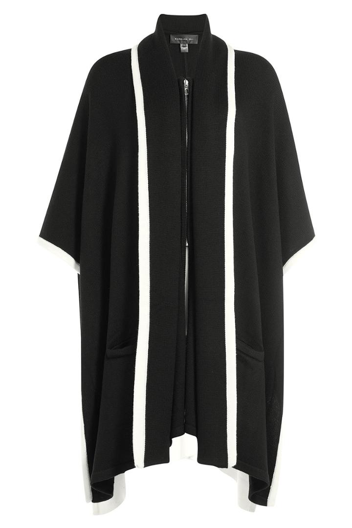 Barbara Bui Barbara Bui Two Tone Wool Cape - None
