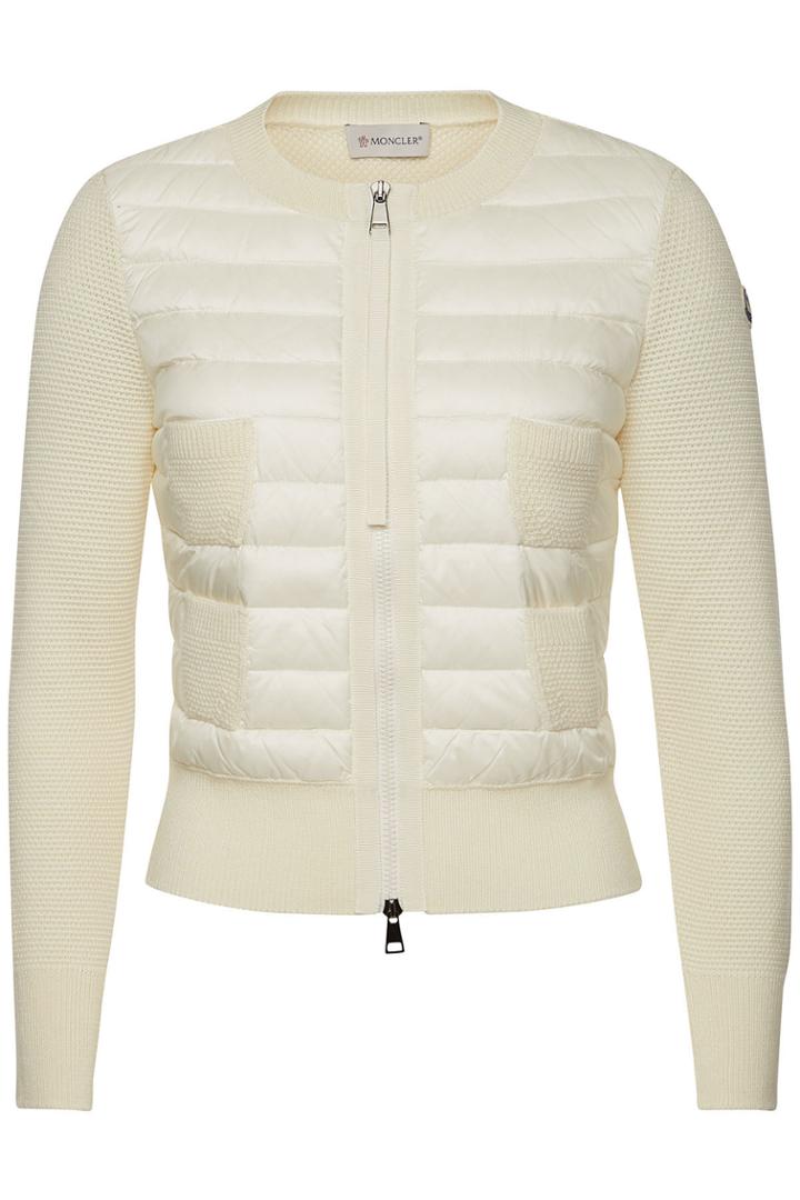 Moncler Moncler Virgin Wool Jacket With Down Filling