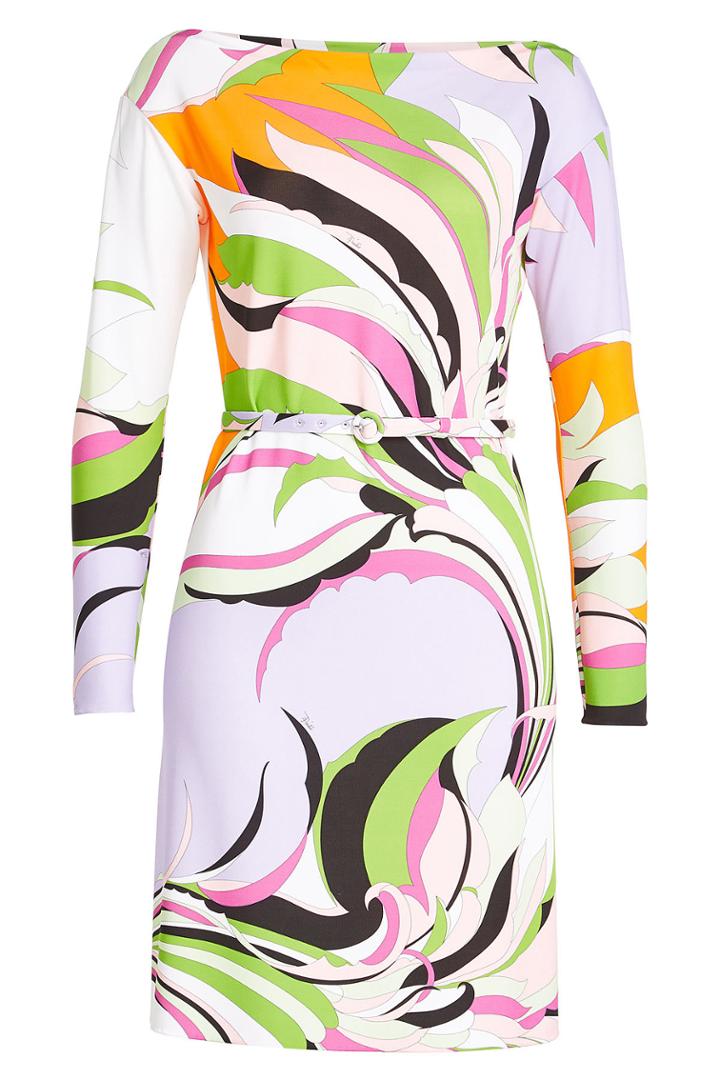 Emilio Pucci Emilio Pucci Printed Crepe Dress
