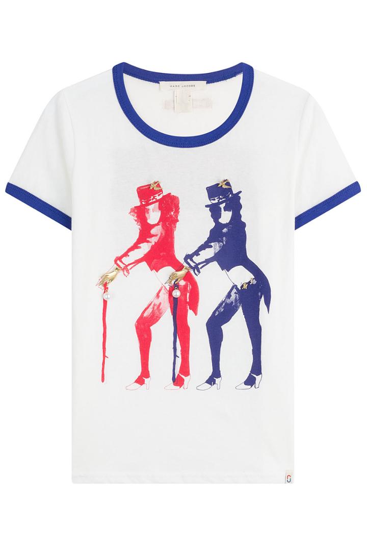 Marc Jacobs Marc Jacobs Printed Cotton T-shirt - White